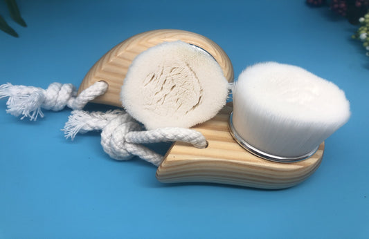 soft facial brush