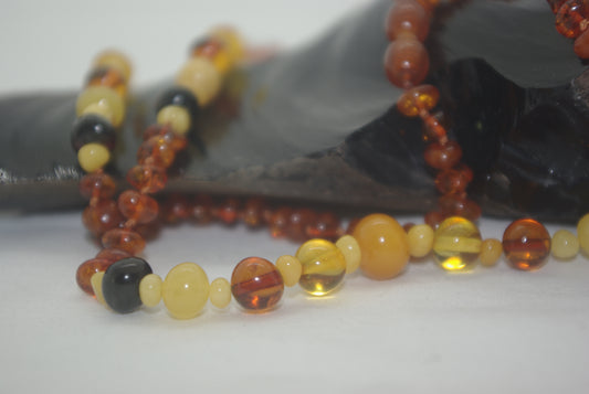 The Amber Horizon Necklace 24 in