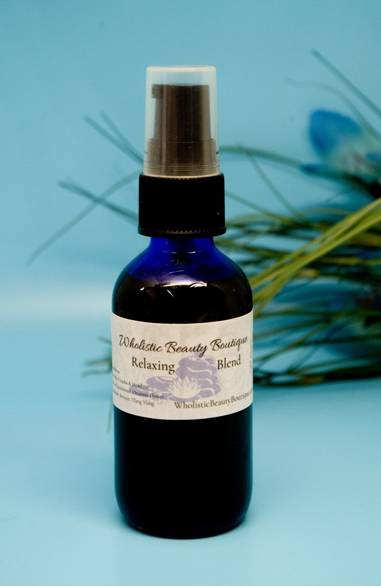 Relaxing essential oil blend, wholistic beauty